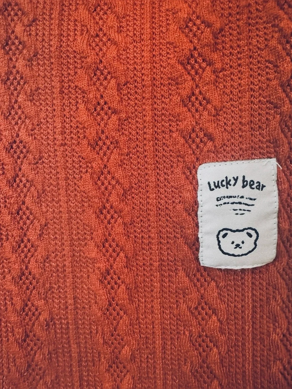 Knit Dog Sweater | Soft Rust Cable Knit Dog Shirt Size: Medium | New